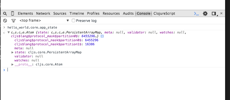 DevTools Console